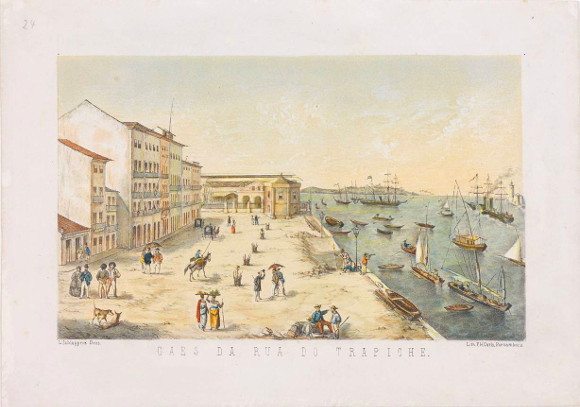 Caes da Rua do Trapiche, c.1863